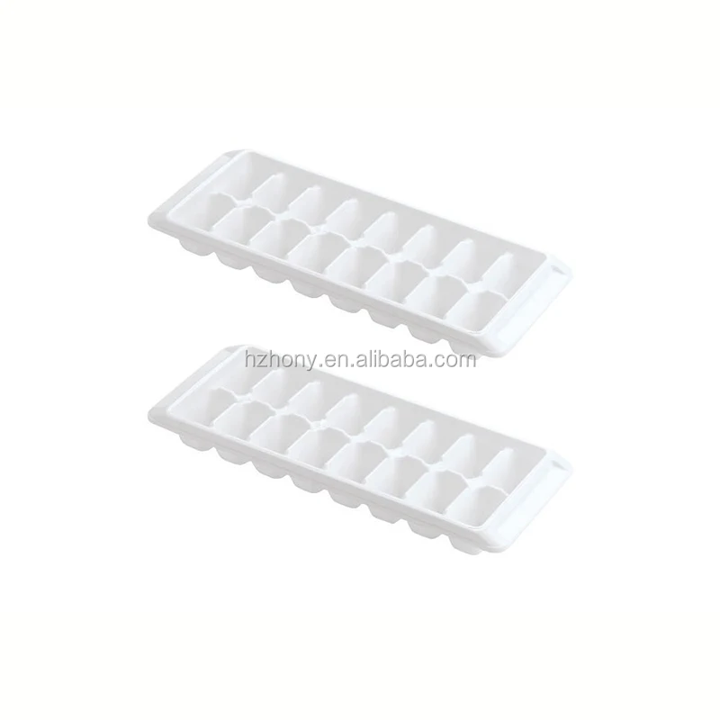 

100% BPA Free Trays stack Ice Tray Easy Release White Ice Cube Trays with 16 Cube (Pack of 2), Any color