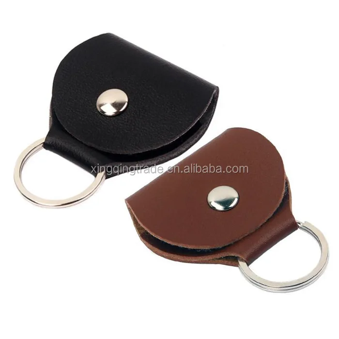 Pu Leather Key Chain Guitar Picks Holder Bag Soft Case Buy Guitar