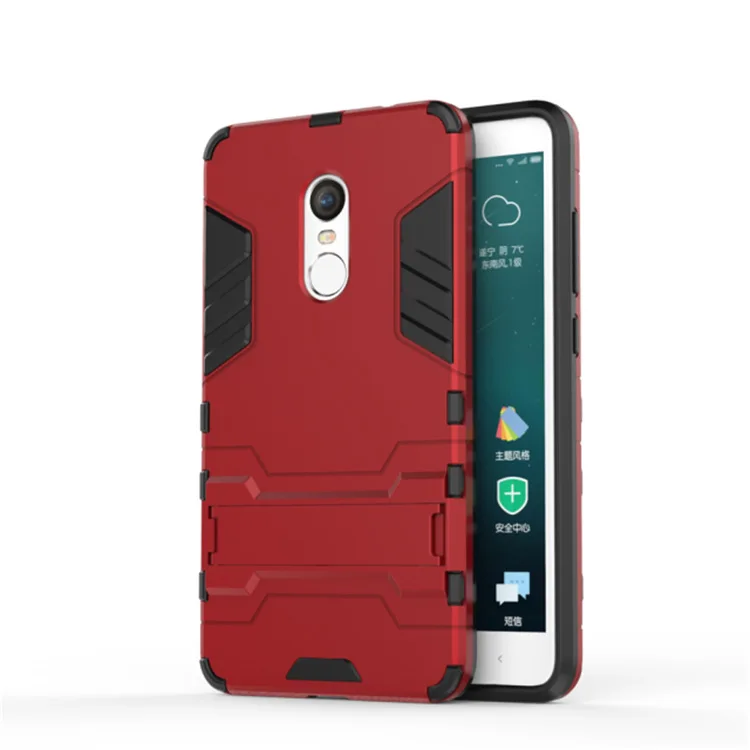 Hot sale shockproof hybrid case cover armor iron man Slim Armor TPU+PC phone case for Xiaomi Redmi Note 4X