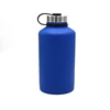 32oz/40oz Vacuum Insulated Flask Stainless Steel Water Bottle Wide Mouth With Sport/Straw/Flex Cap Sublimation Blanks Custom La