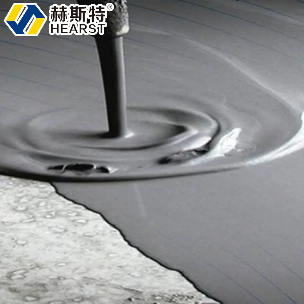 
Concrete floor No shrink grout Self leveling compound 