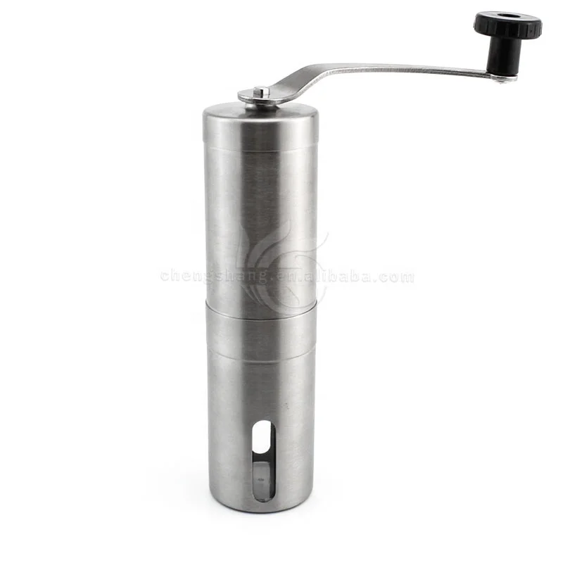 
Portable Detachable Coffee Tools Ceramics Burr Grinders Hot Selling Top Quality Stainless Steel Mini Manual Coffee Grinder Set 