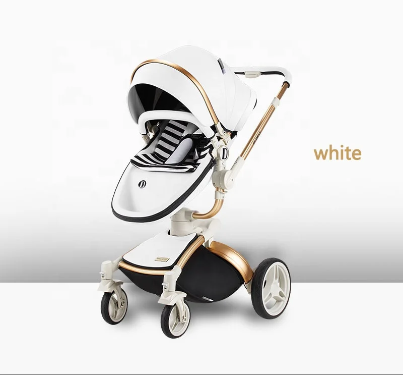 

OEM Support High view PU leather twin stroller baby pram baby stroller 3 in 1 baby prams 3 in 1, Customized