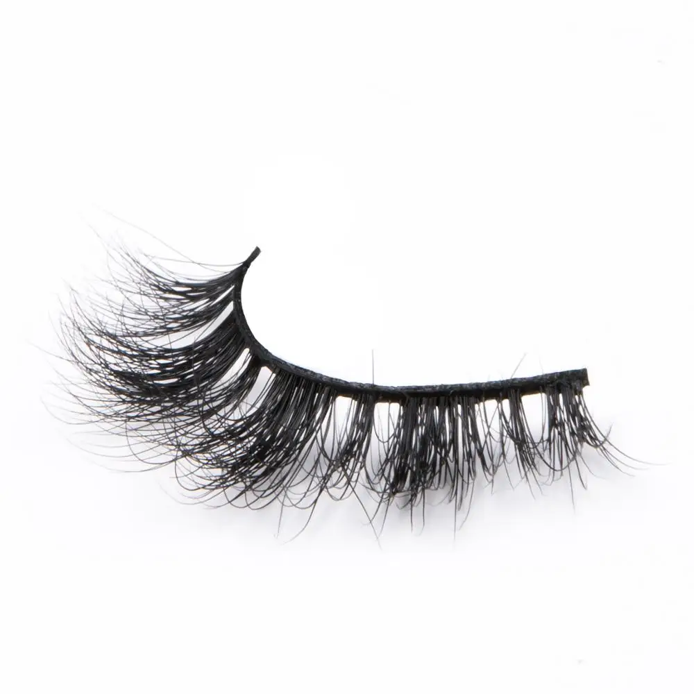 

6D36 3d fluffy mink eyelash with OEM packaging, Natural black