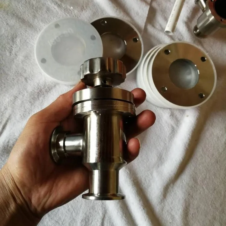 

wenzhou factory Stainless Steel KF16 angle valve /baffle valve