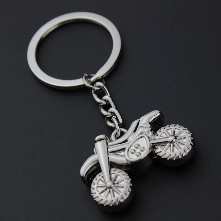 Porte-clés de moto en caoutchouc 3D, accessoires pour modèle
