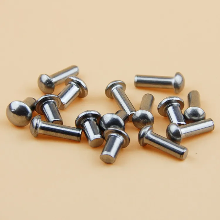 1.2 8mm Aluminum Din 660 Round Button Head Solid Rivets Buy Solid