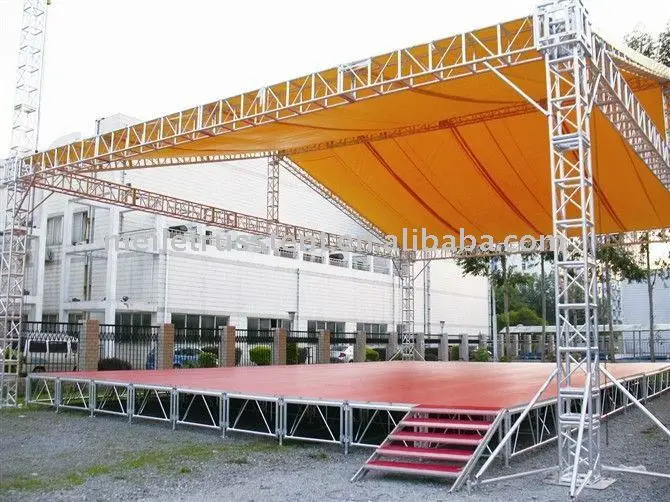 
disco club aluminium stage, concert dance stage 