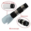 Powerful 8x21 Pocket Three Functions in One Monocular Telescope and Microscope