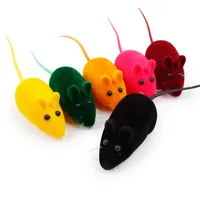 

Pet toys wholesale funny soft plastic cat toy mice mouse with sound