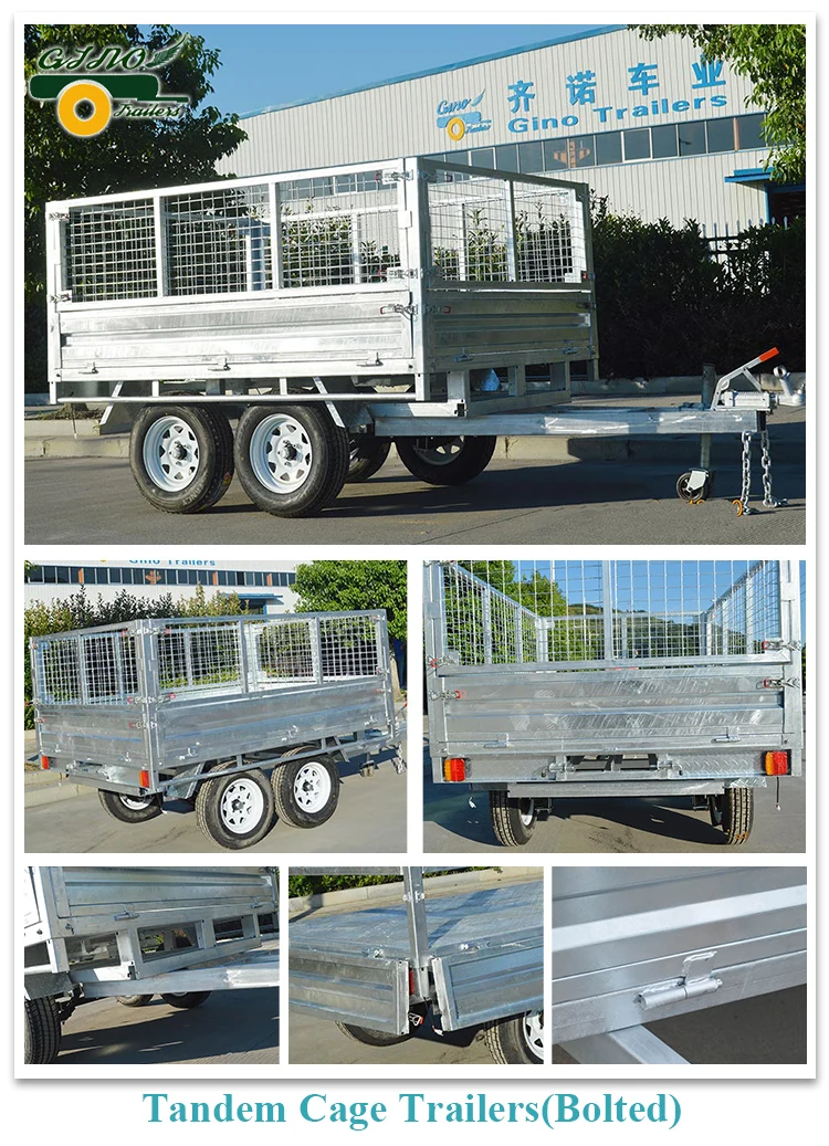 Tandem trailers-bolted  