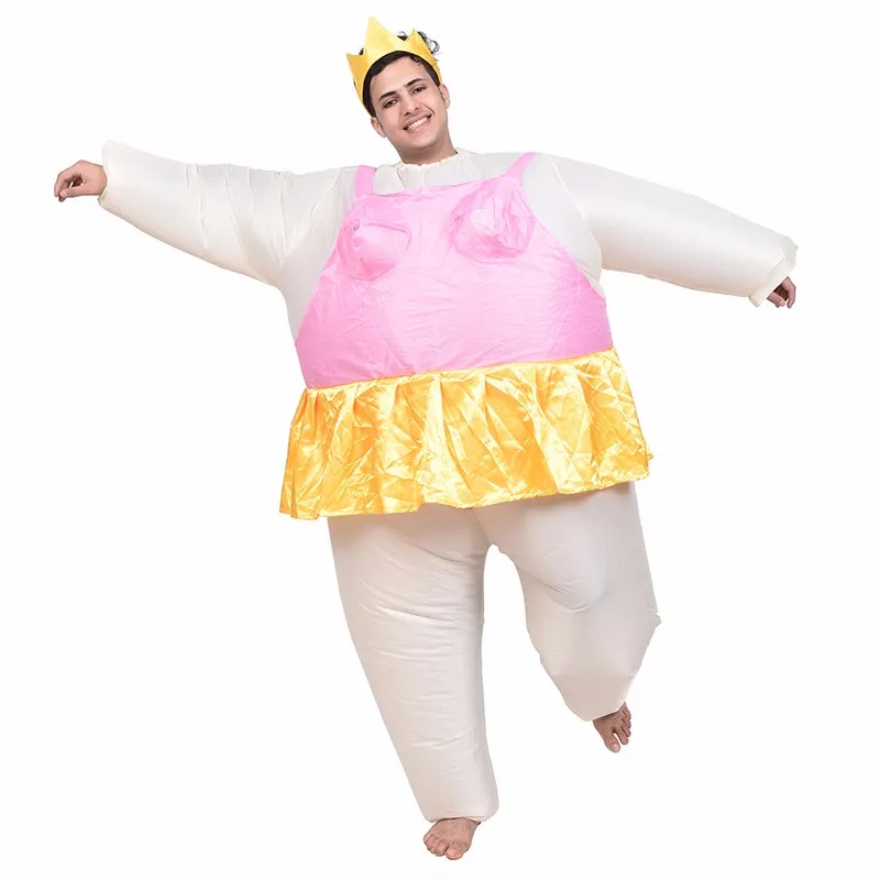 Halloween Costume Inflatable Suit Swan Ballet Ballerina Cosplay Ballet ...