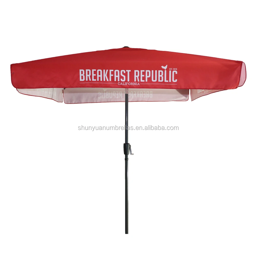 2m Polyester Print Logo Outdoor Beer Umbrella Promotional Umbrella