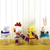 Cheap Price Animals Cover Cover Easter Bunny Containers Plastic Easter Candy Jar