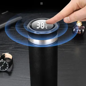 Innovation Temperature Display Drink Water Reminder Stainless Steel 450ML Smart Vacuum Cup