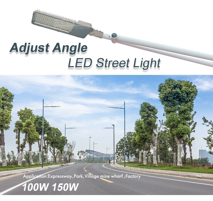 High power high brightness aluminum waterproof 150w led streetlight