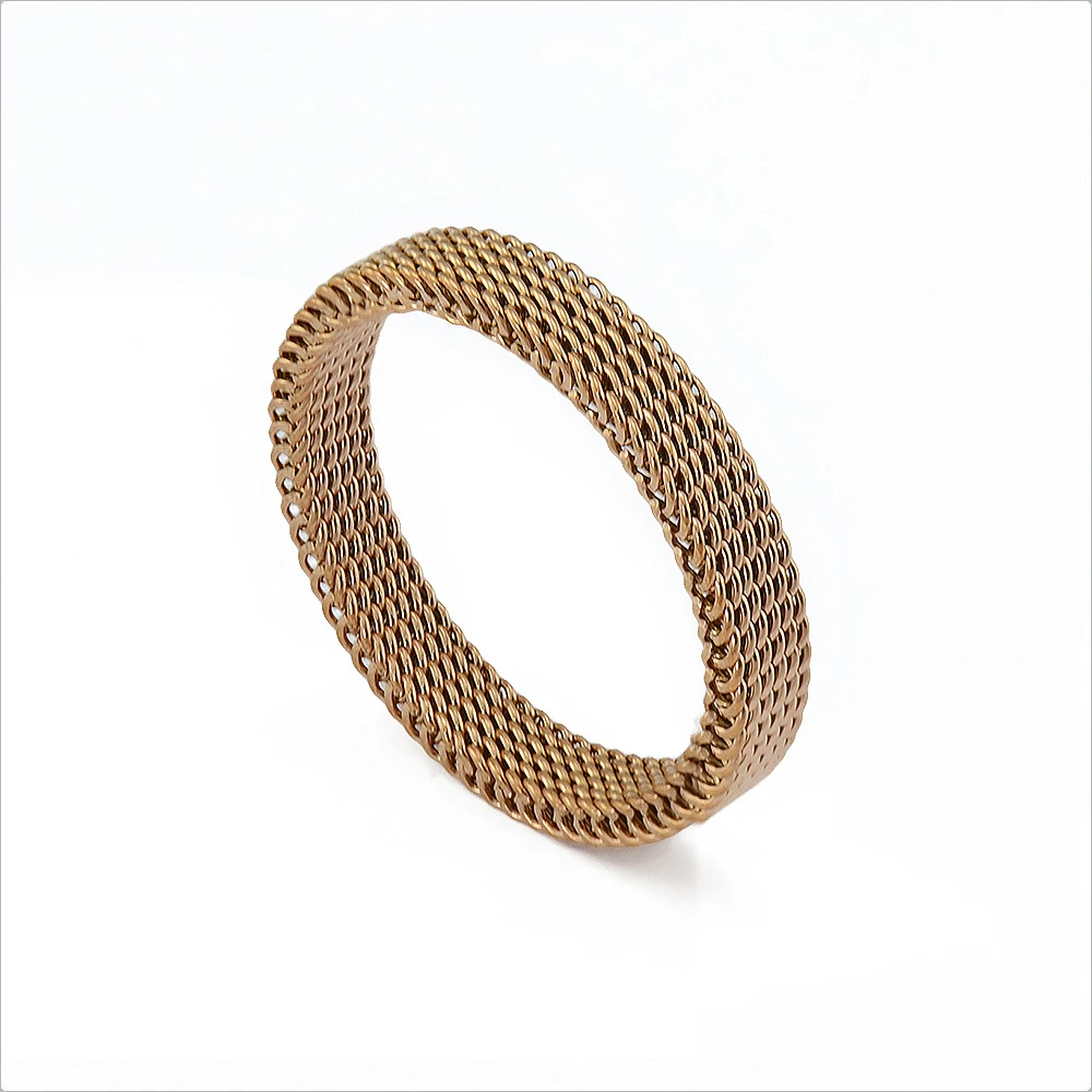 

Stainless Steel stretch elastic hollow mesh ring