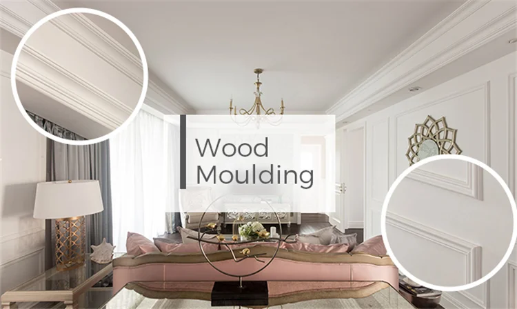 Primed door and window frame moulding