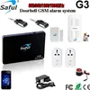 2016 Saful G3 GSM Home Security Alarm System suit 8 big zones types
