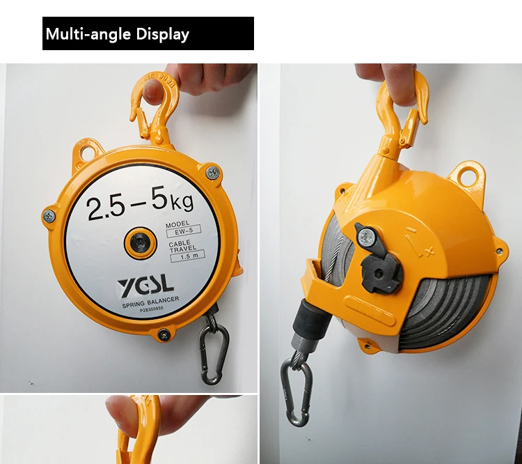 Retractable Tool Suspend Spring Balancer 5kg Gravity Free Tool Balancer