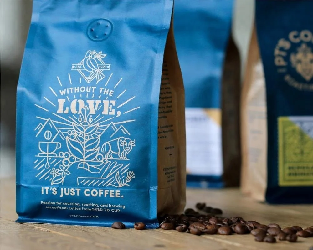 
Square bottom flat bottom coffee bag wholesale 500g /250g kraft paper coffee bean bag with valve 