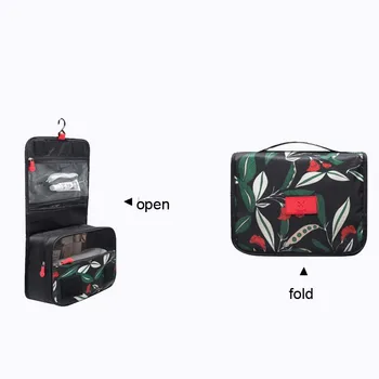 folding travel cosmetic bags