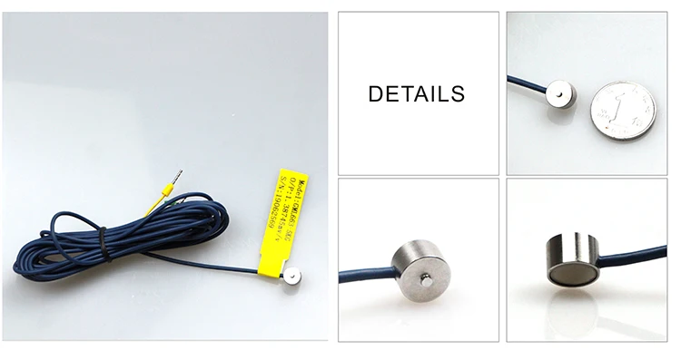 GML663 Compression Miniature Button Type Round Load Cell