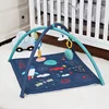 applique baby boy activity gym play set cotton quilted play gym mat