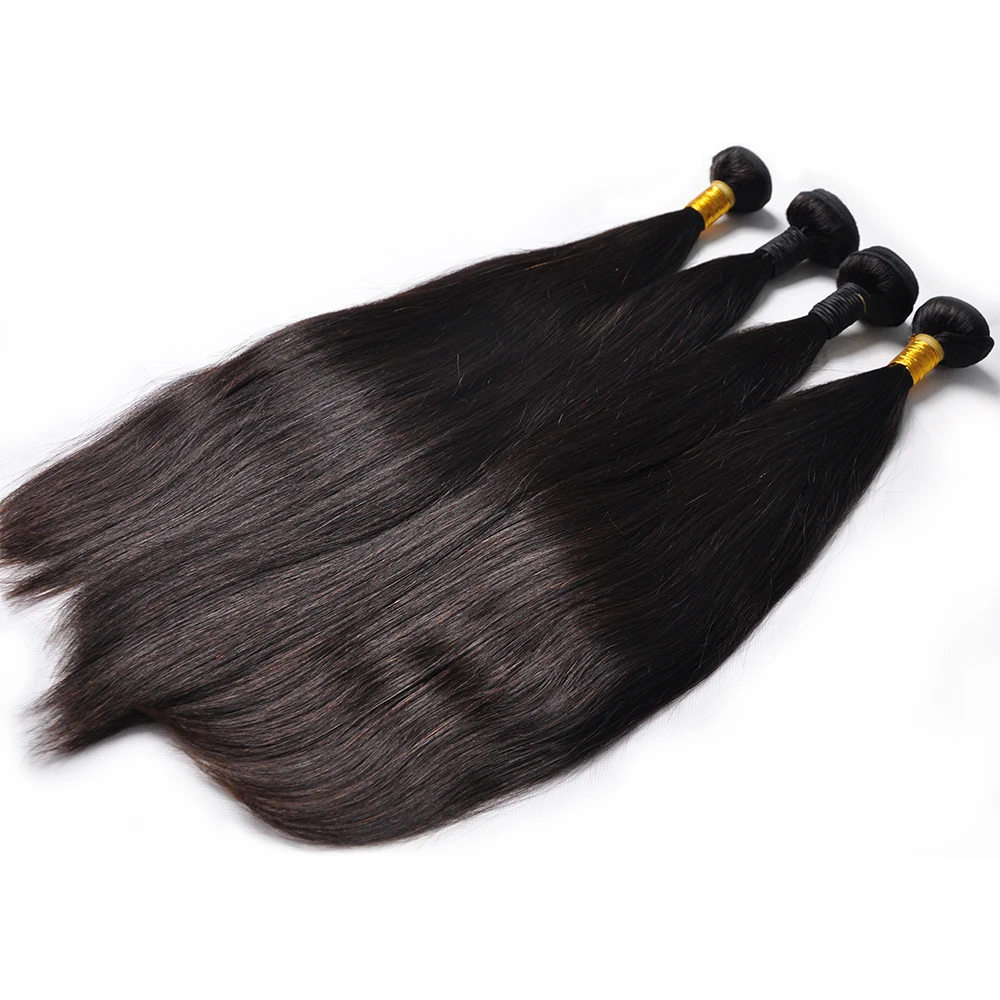 

Top Grade No Tangle No Shedding Virgin Raw Indian Hair 100% Cuticle Aligned Hair Virgin Hair, Natural black & natural brown