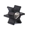 Factory machined brass insert small plastic impeller