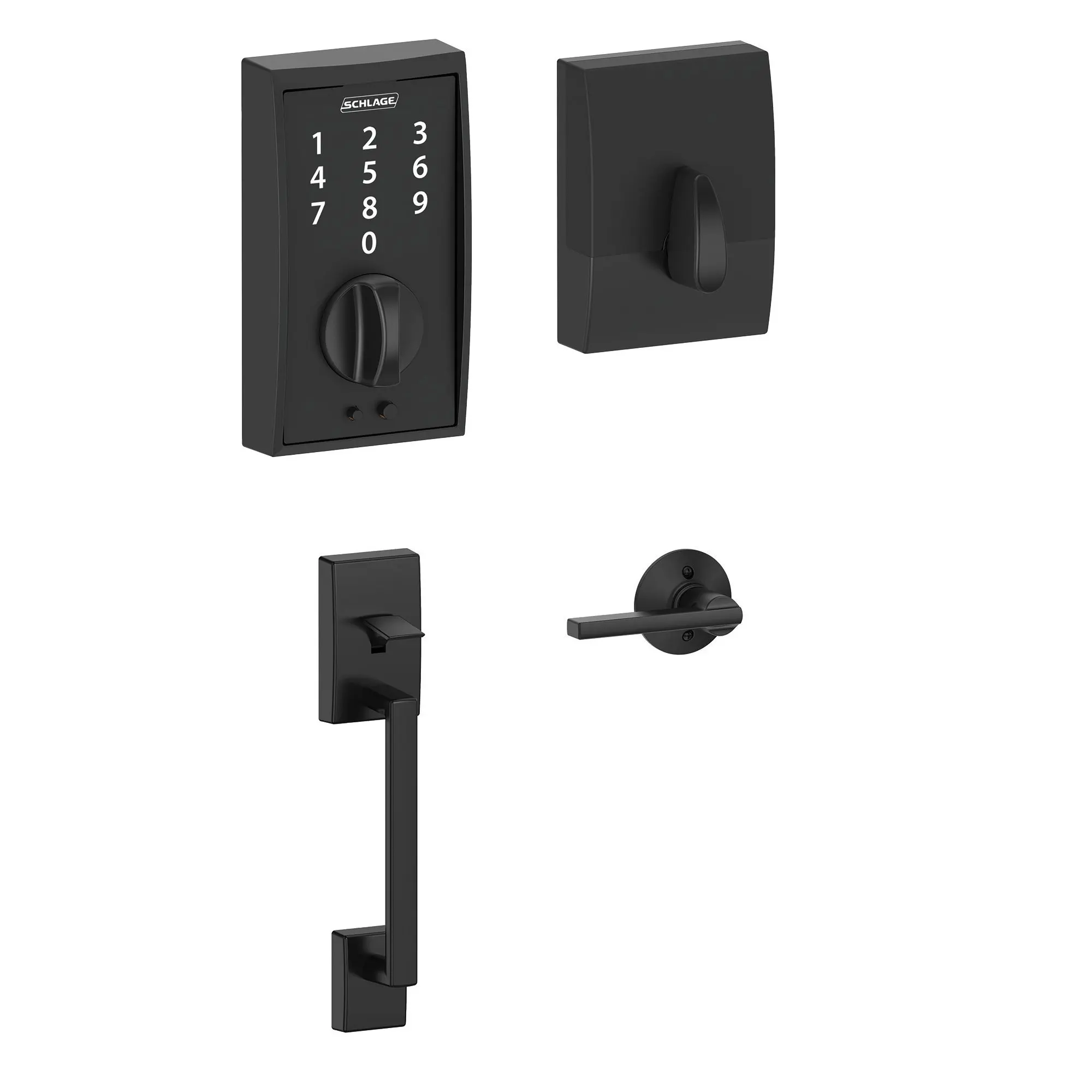 Schlage A10S ORB 613 Series A Grade 2 Cylindrical Lock Keyless Orbit Design Passage Function Oil Rubbed Bronze Finish