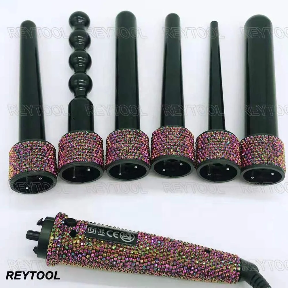 Wholesale cheap 6P gorgeous 20mm auto bling ionic inerchangeable salon magic professional electric hair curler