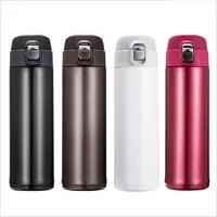 

Stainless Steel 450ml Double Wall Insulated Thermos Vacuum Flask Water cup 18 8 stainless steel vacuum flask termos novelty