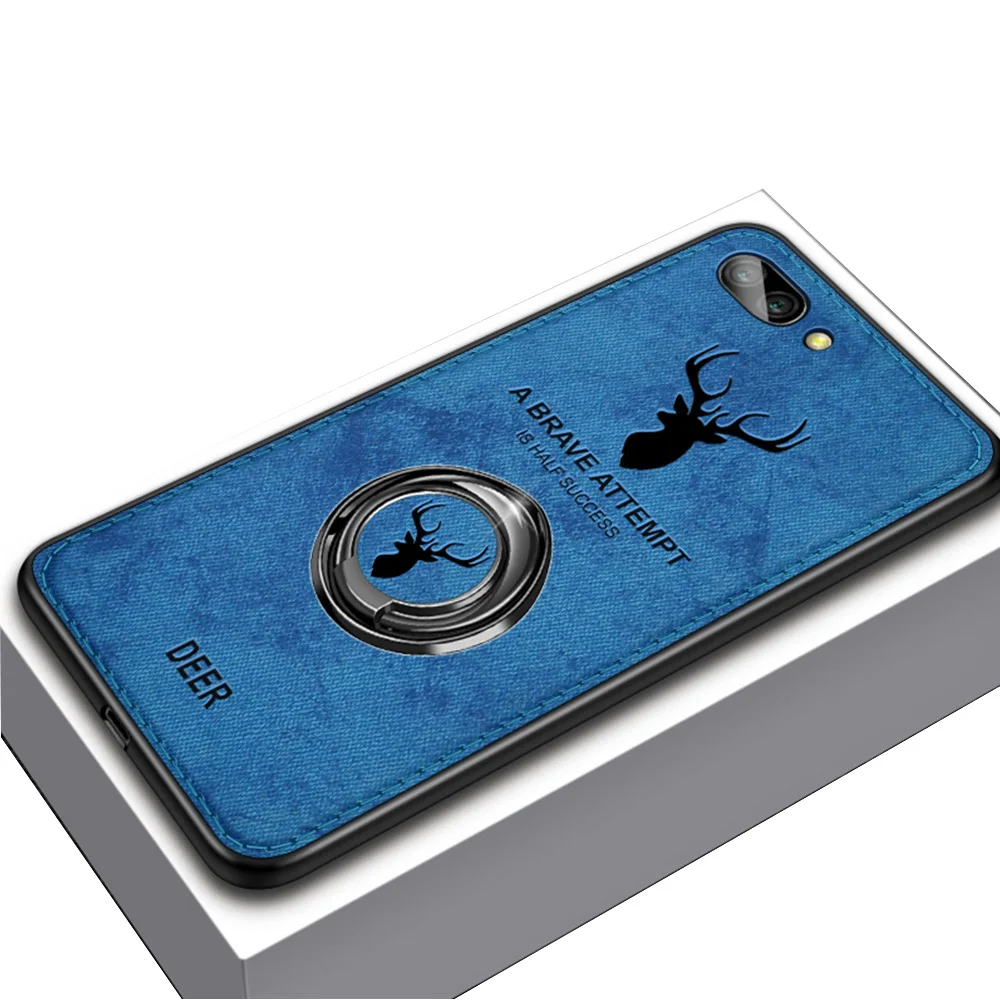 

Creative car magnet ring bracket for Huawei Honor 8x 9 9i v9 10 v10 mobile phone case cover