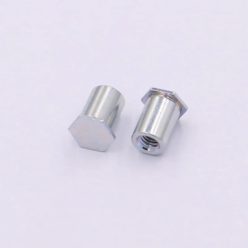
Free sample standard size carbon steel fasteners hexagonal head Blind thread 3.5M3 self clinching standoff for metal sheets 