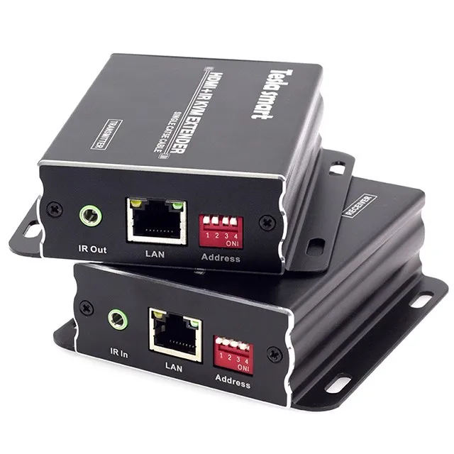 

1080P 120M HDMI KVM Extender Over IP&IR Control, Black