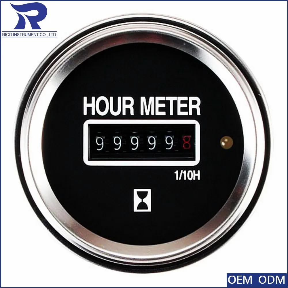2 Diameter 6 V Untuk 50 Motor Hour Meter Boat Lawn Tractor Gauge 2 Diameter 6 V Untuk 50 Motor Hour Meter Boat Lawn Tractor Gauge