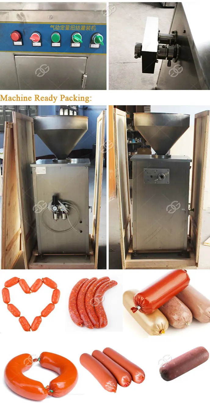 Gelgoog Equipment Electric Automatic Pneumatic Sausage Stuffer Salami