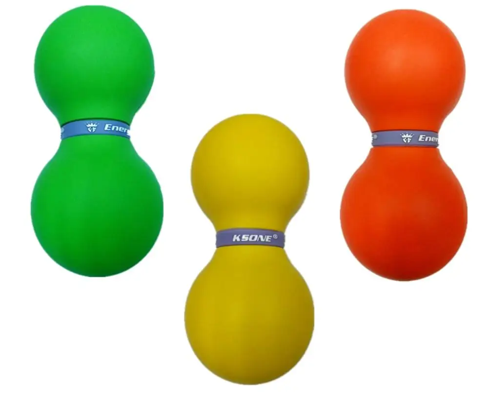 डबल लैक्रोस मालिश बॉल थेरेपी पॉइंट मूंगफली मालिश बॉस स्नायु आराम करने वाला गेंद