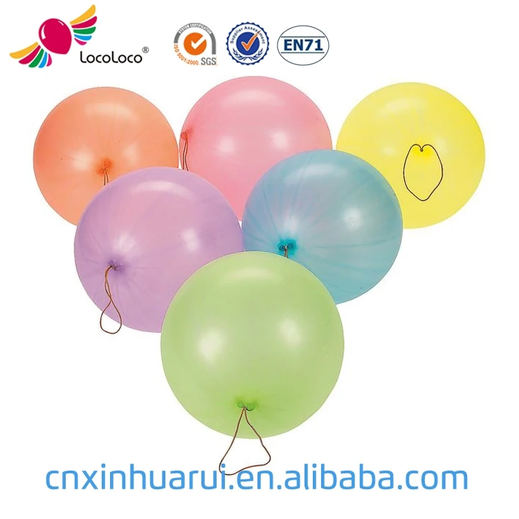 Custom Assorted Beautiful Colorful 100 Pure Latex Punch Ball Balloons