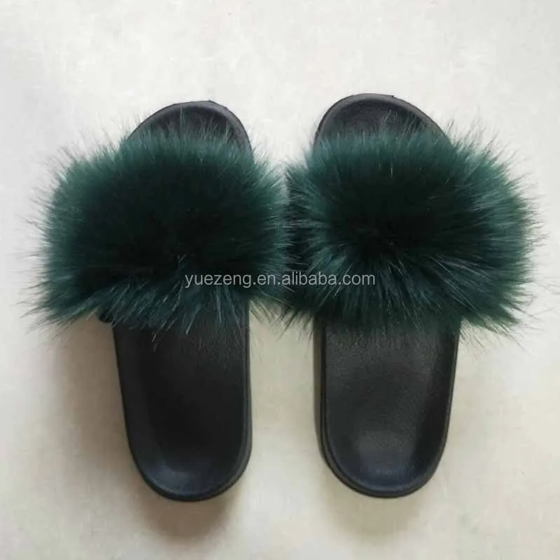 

flat shoes women 2021 fur slippers, Red ,black ,green ,orange ,brown and so on