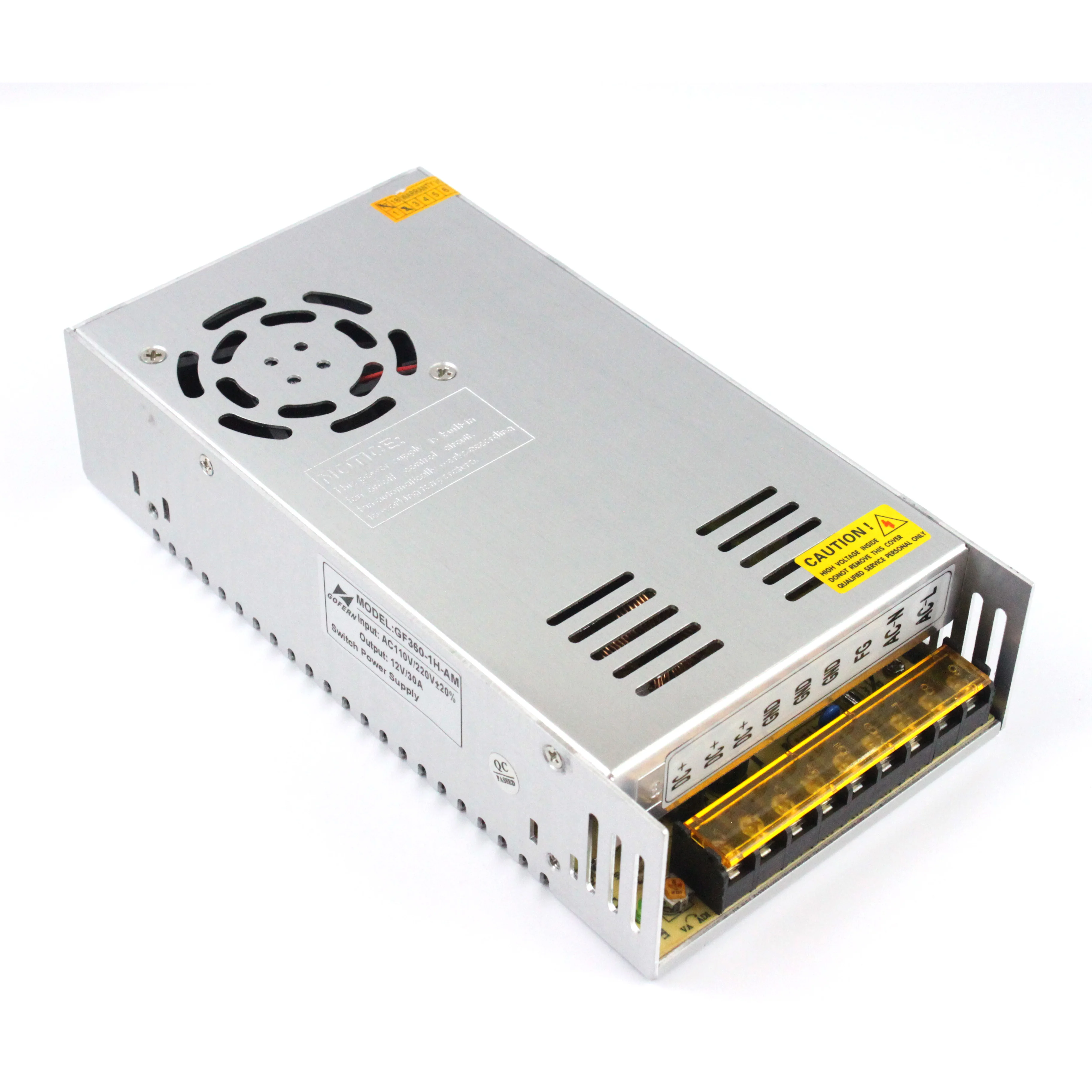 150W 24V 6.5A Rainproof outdoor Single Output Switching power supply smpsfor LED