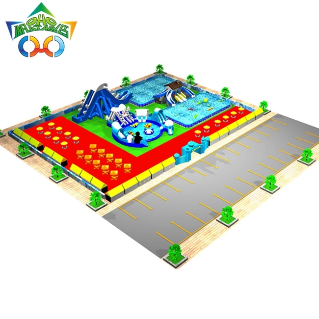 Oho Guangzhou Inflatable Water Theme Park Design For Business Plan For