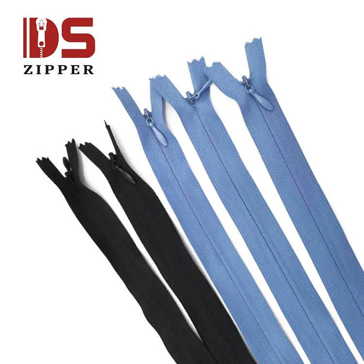 fabric edge zipper