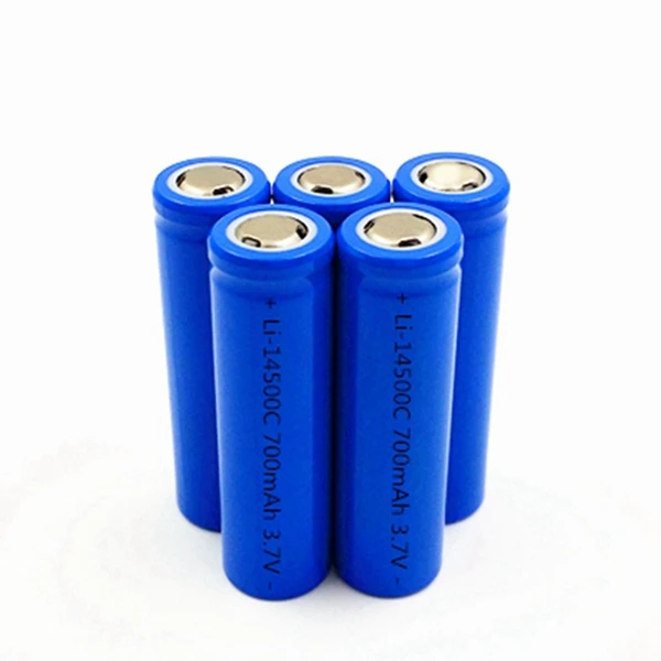 High Quality Wholesale Liion Rechargeable Battery 14500 3.7v 700mah