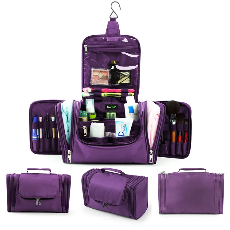 Private Label Women Makeup Bags Cosmetic Bags,Hanging Toiletry Travel