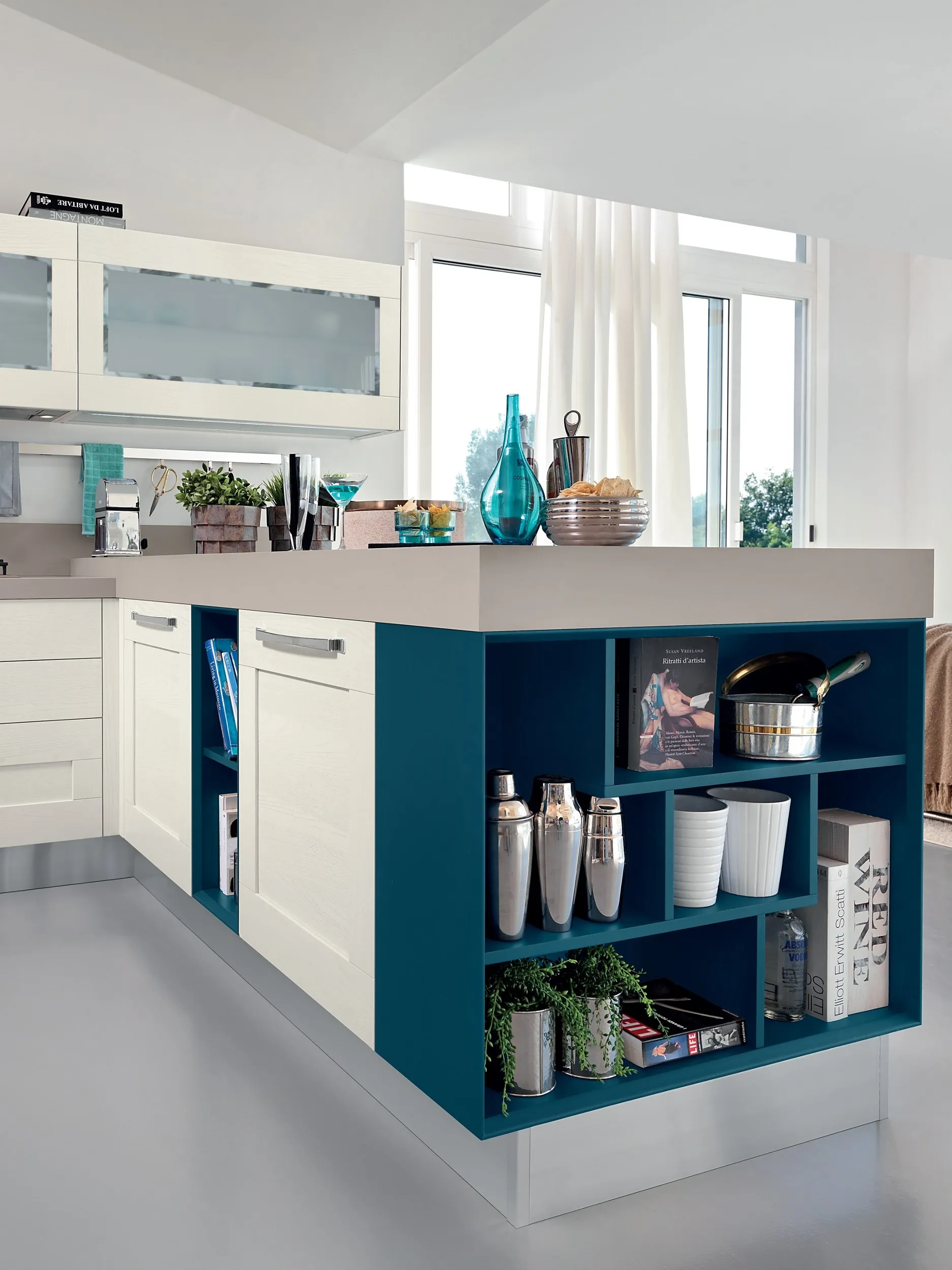 Manufacture Solid Wood Modern Luxury Kitchen Cabinet