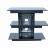 high AV/TV Shelf stand for bookstore 5 tiers black plasma tv stand ZM011