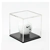 wholesale custom cube acrylic plexiglass golf ball display case stand balloon display stand baseball cap display case