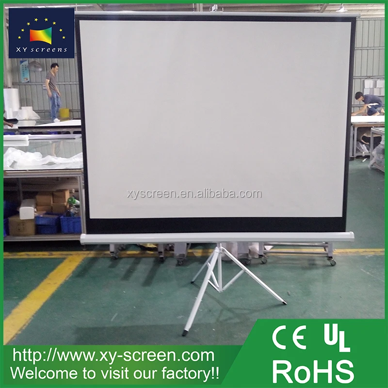 
XYSCREEN OEM office equipment stand meeting room home theater outdoor tripod projector screen 